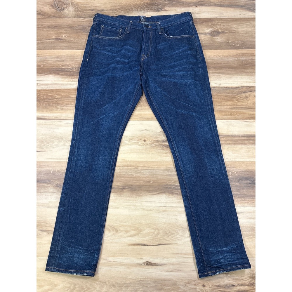 PRPS Jeans Mens 36x34 Heritage 100% Cotton Straight Leg Indigo Blue Streetwear